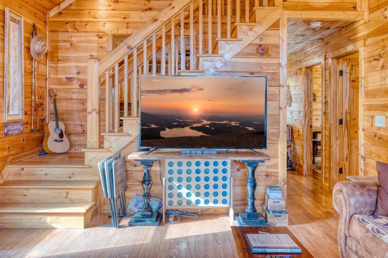 Trout N' About Your Blue Ridge Mountains Retreat, Hot Tub + Game Room! เอลลิเจย์ ภายนอก รูปภาพ