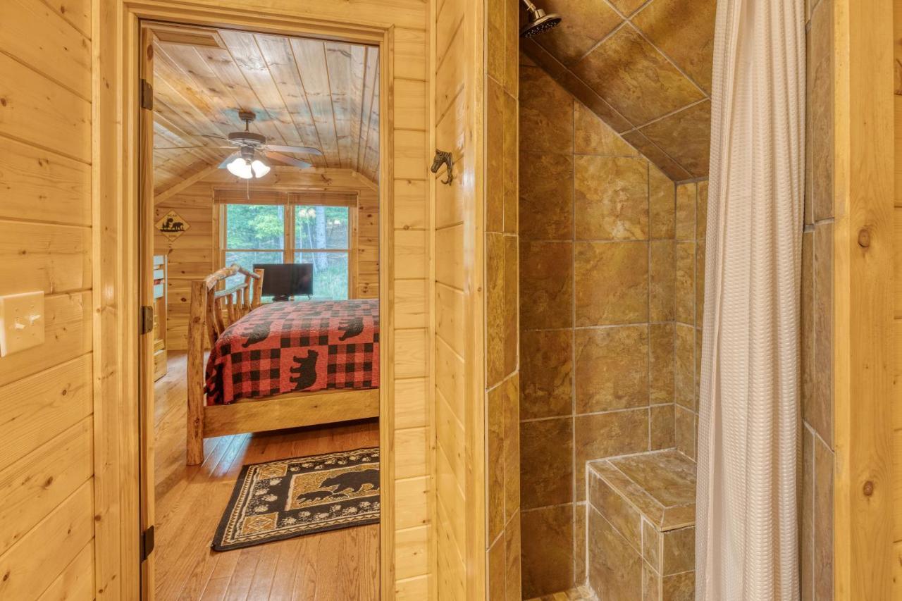 Trout N' About Your Blue Ridge Mountains Retreat, Hot Tub + Game Room! เอลลิเจย์ ภายนอก รูปภาพ